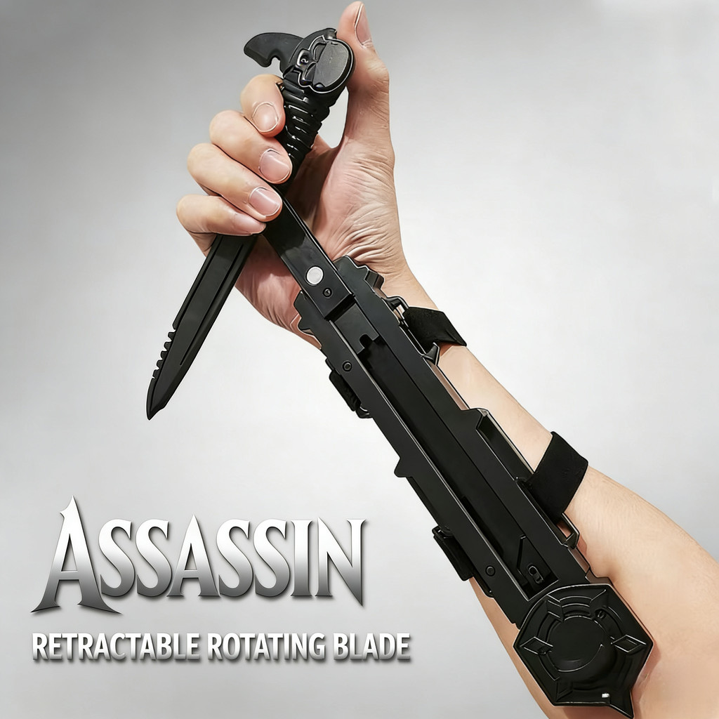 Assassin's Sleeve Sword Retractable Rotatable Hidden Blade Toy Child Toy Interactive Cosplay Props