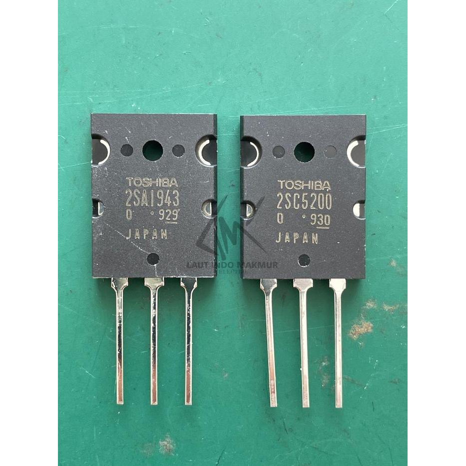 TRANSISTOR TOSHIBA A1943 C5200 GRADE A LOT 929 930 SUPER 2SA1943 2SC5200