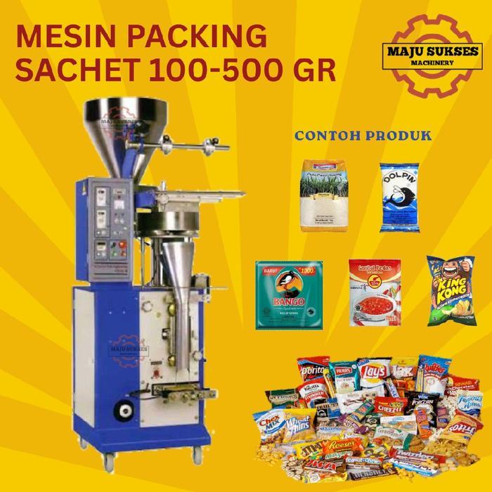 Mesin Packaging Vertical Cetak Kemasan Produk 100-500gr / Packing Machine Vertical