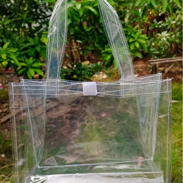 TERLARIS Tas Mika Transparan Souvenir Ultah isi 12 pcs buat Snack