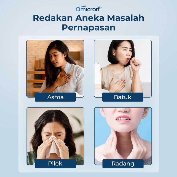 Diskon Taffomicron Alat Nebu Portable Inhaler Uap Obat Terapi Pernapasan Asma Nebulizer Mask -