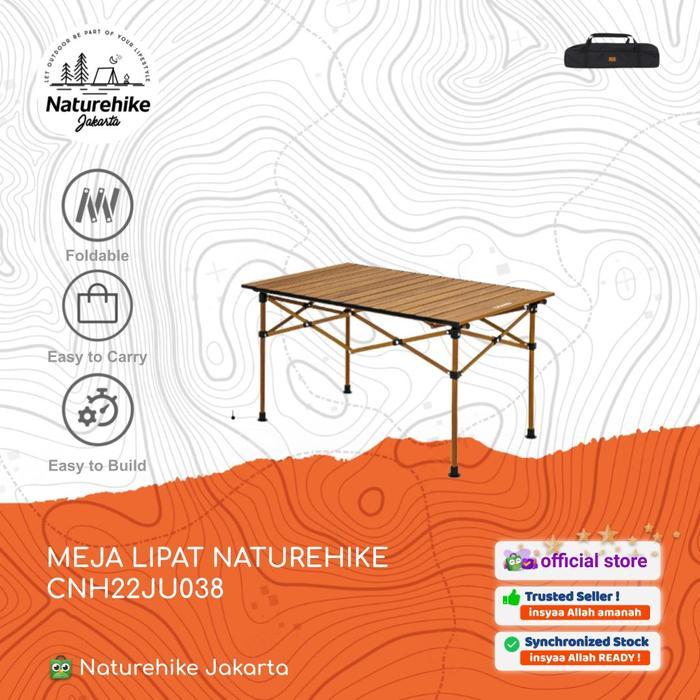 MEJA LIPAT ALUMINIUM PORTABLE CAMPING / PIKNIK NATUREHIKE CNH22JU038