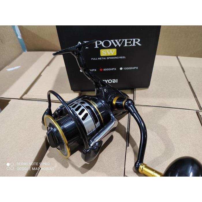 Reel Pancing Laut Ryobi Ap Power SW 6000. 8000 - ukuran 8000