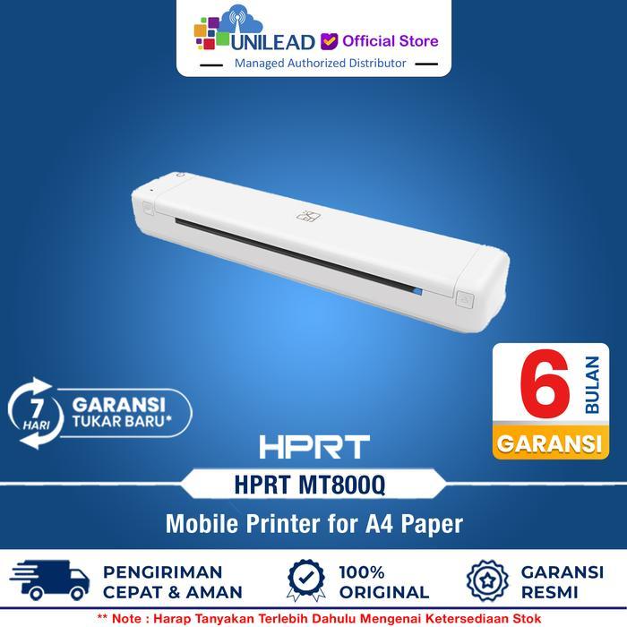 Portable Thermal Printer HPRT MT 800 ORIGINAL/ Printer A4 Bluetooth - Putih