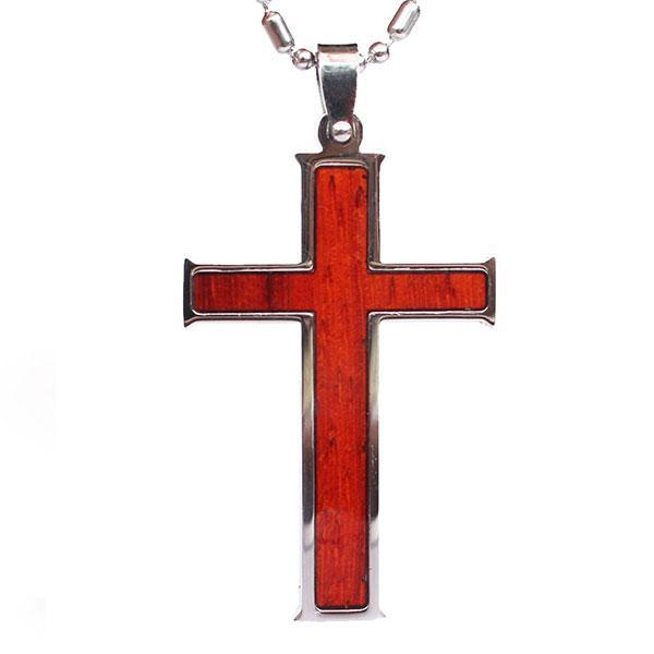 Kalung Salib Pria Kalung Salib Cowok Kalung Salib Titanium-k7776