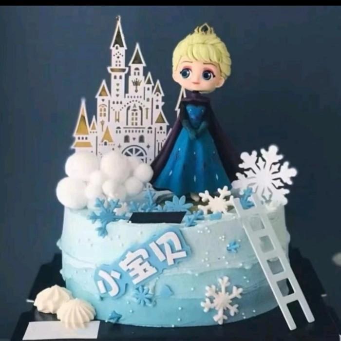 "New" Topper Elsa Frozen / Boneka Elsa Frozen / Mainan Frozen / Topper Cake