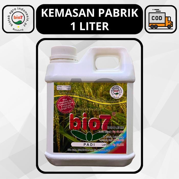 Terlaris Pupuk Hayati Cair BIO7 PADI 1 Liter Organik Alami Bioaktivator