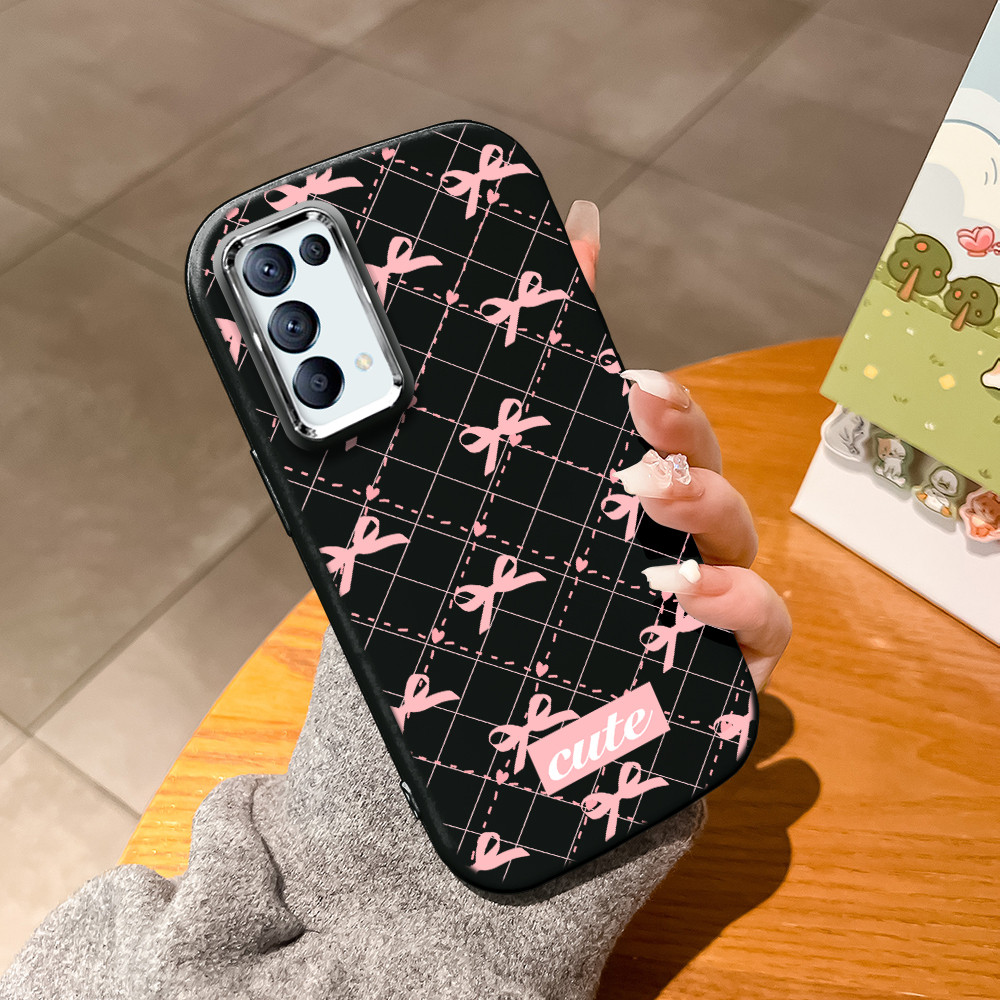 Casing Hp Untuk OPPO Reno 5 4G 5G Silikon Phone Case Softcase Kesing Sofcase Cute Bow 6369 PDD for G