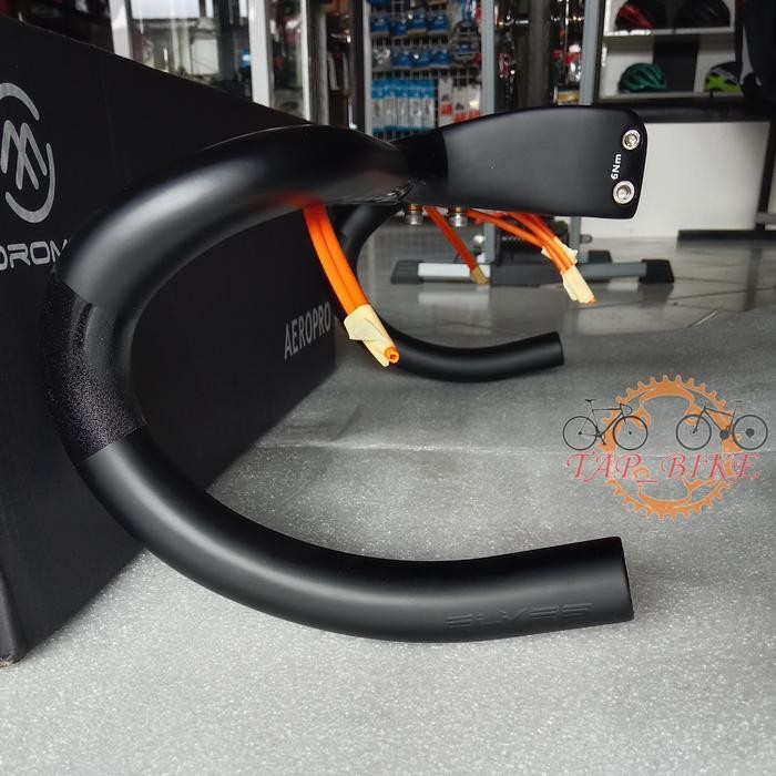 Dropbar Integrated ELVES Orome Aero Pro Black - C-C 380mm Stem 90mm