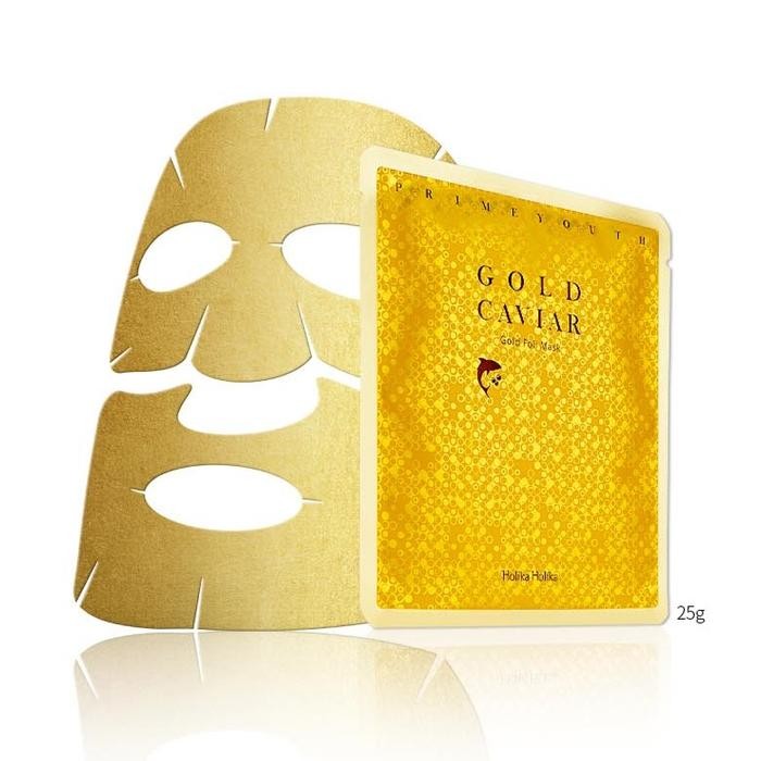 zg90 Holika Holika Prime Youth Gold Caviar Gold Foil Mask