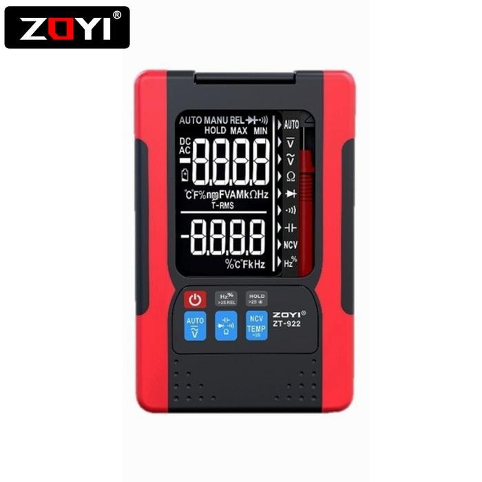 ZOYI ZT-922 Multimeter Avometer Ukur Arus listrik 4000uf 10mhz Diode N