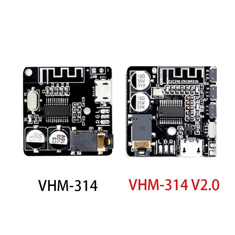 BARU VHM-314 VHM314 Bluetooth Audio Receiver board Bluetooth V5.0 V4.1 mp3 lossless decoder board Wi