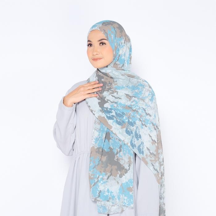 tvkj- Zm - Chasya Sky Pashmina Plisket - Jelita Indonesia Lamun Ombak