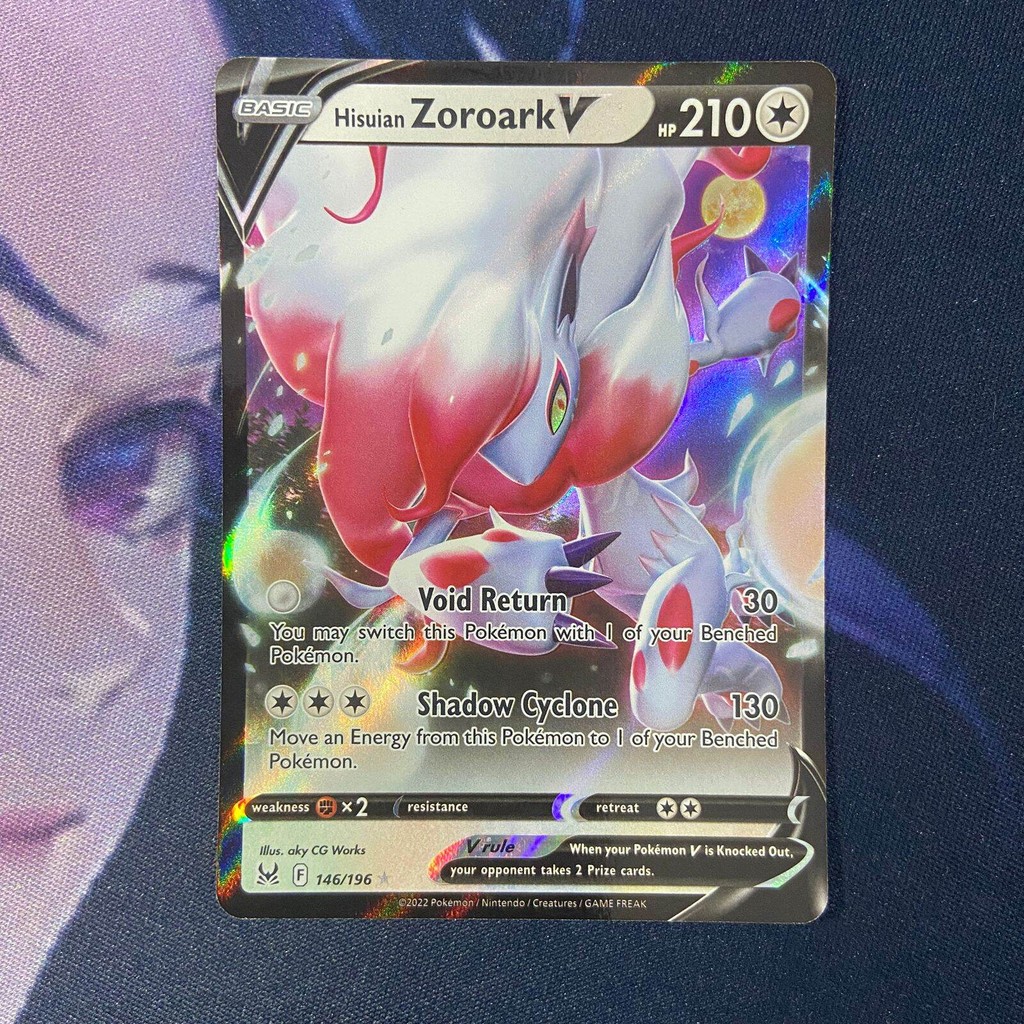 pokemon (EN) hisuian zoroark v -  146/196 - Ultra Rare
