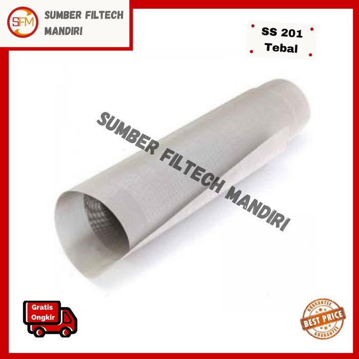 Wire Mesh Saringan # 4 SS 201 Tebel: 1 mm Lebar:1 m / WIREMESH
