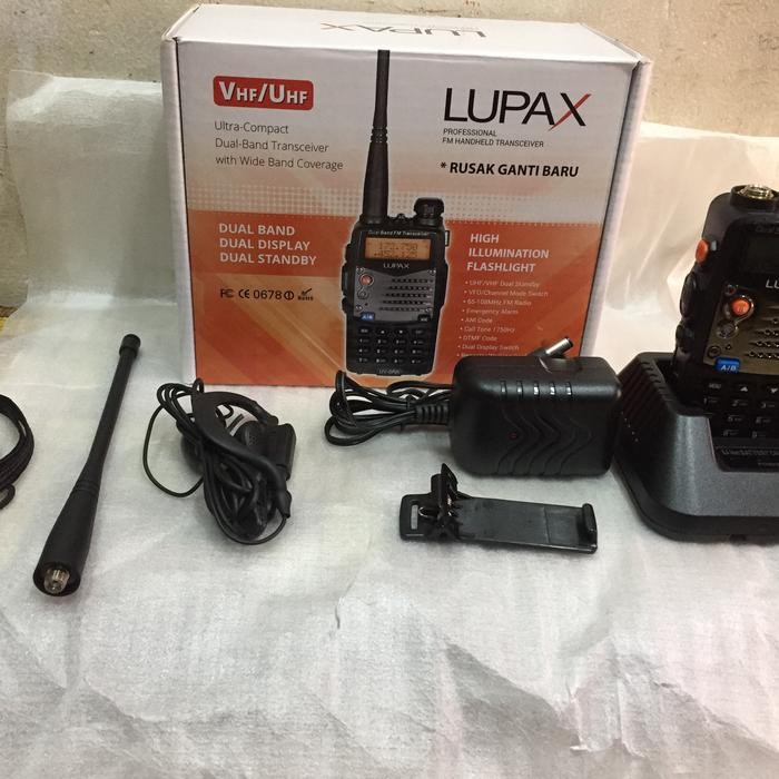 HT LUPAX UV5RA dual band transceiver with wide band coverage