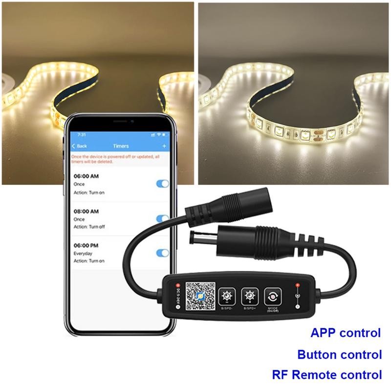 LED Strip Lights Remote Controller LED Controller APP Control Portable LED Dimmer Controller