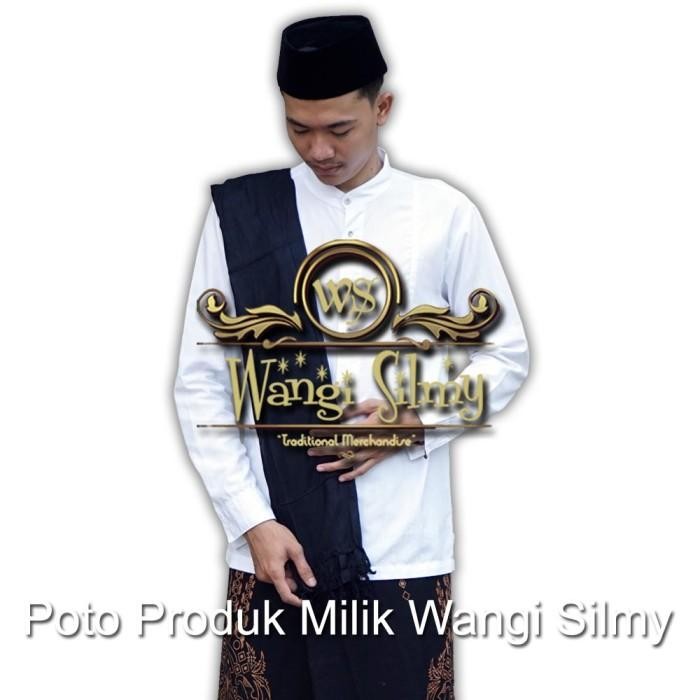 ORIGINAL Sorban Kasiri Full Hitam Polos - Sorban Panjang Hitam Polos - Sorban Ters READY STOCK