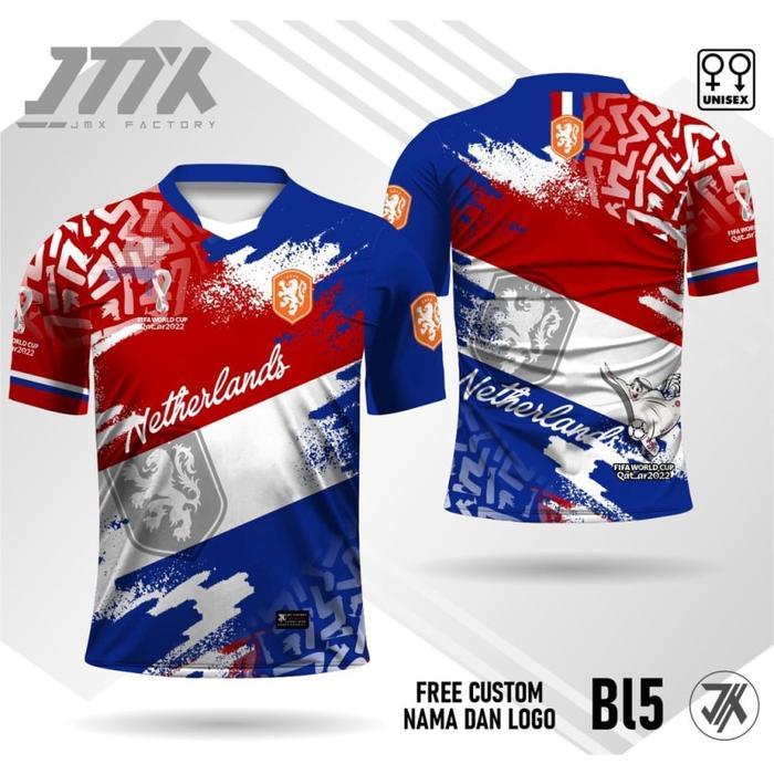 TERMURAH jersey kaos belanda piala dunia 2022 qatar kaos belanda piala dunia lengan pendek READY
