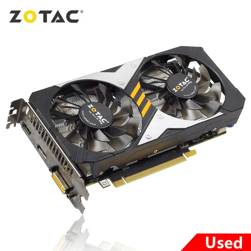 2024 Used ZOTAC GTX 960 4GB 128bit GAMING Video Cards GTX960 4G GPU Graphic Card GDDR5 PCI Express 3