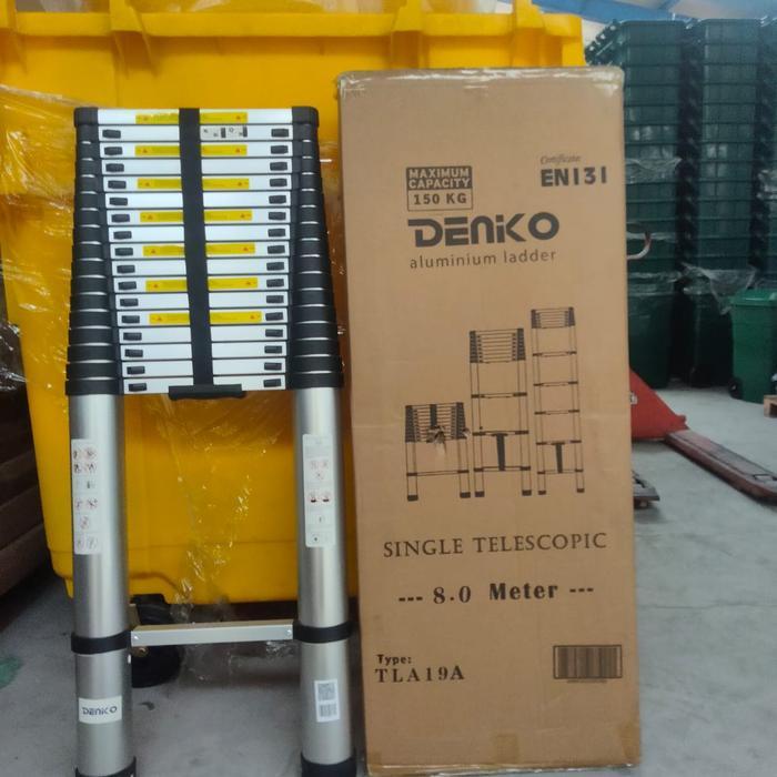 tangga single teleskopik 8 meter denko