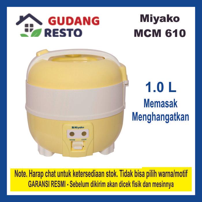 Miyako Mcm 610 / Mcm610 Magiccom Ricecooker 1 L Kecil / Mini / Kos