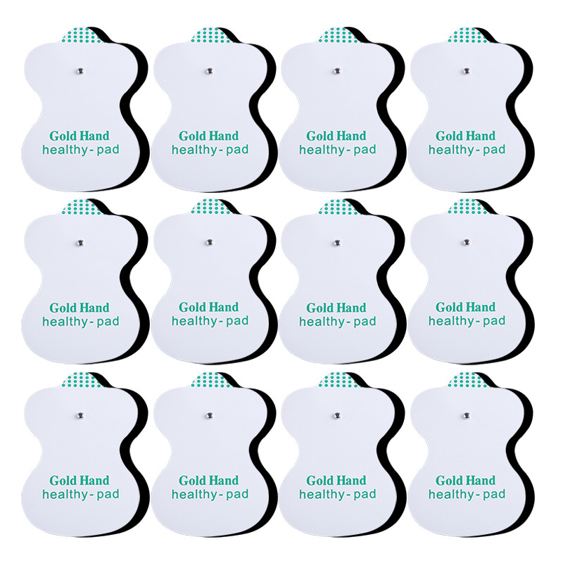 Button Electrode Pads Reusable Massage Patch For Tens Electrodes Digital Machine Massage 3.5Mm Plug