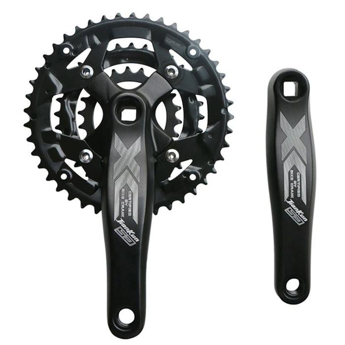 Jiankun Xc Crankset Triple Crank 170 Mm Square Kotak Bcd 104 Hitam