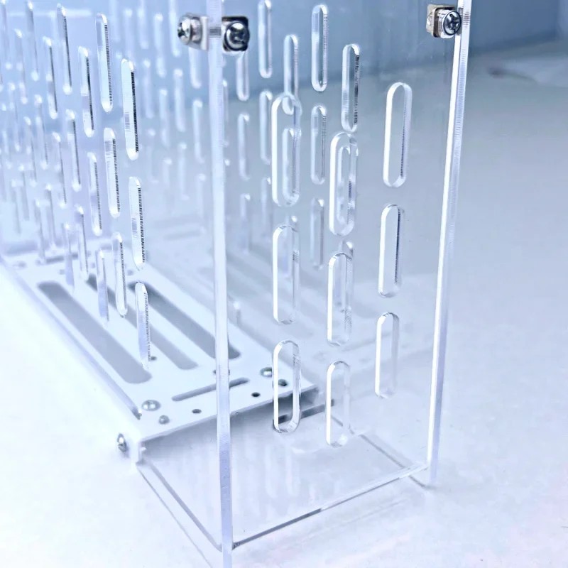 NEW EGPU LAPTOP EXTERNAL GRAPHICS CARD METAL BRACKET BASE+ACRYLIC FRAME VIDEO CARDS GPU DOCK HOLDER