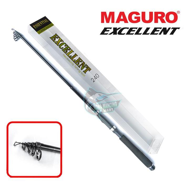 JORAN MAGURO EXCELLENT 150 180 210 240 TELESKOPIK JORAN ANTENA ALAT PANCING IKAN