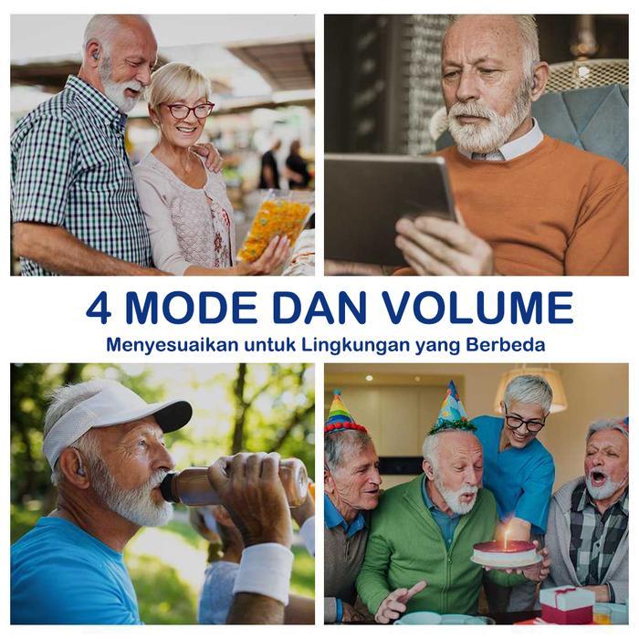 Alat Bantu Dengar asli isi ulang digital alat pendengar telinga orang tua original Alat bantu dengar