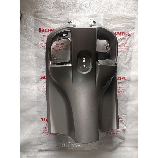 Cover Inner dasbor Legshield Scoopy new Esp K2f 2021 2022 Brown matte