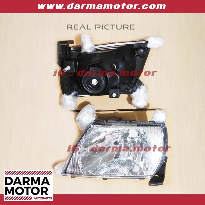 Gercep Lampu Besar Kijang Kapsul 2003-2006 Headlamp Terlariss 