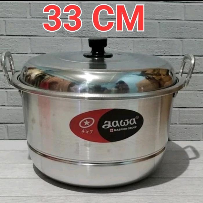 Panci Langseng Maspion Jawa 33Cm/Panci Kukusan Maspion Jawa 33Cm/Dandang Maspion Jawa 33Cm