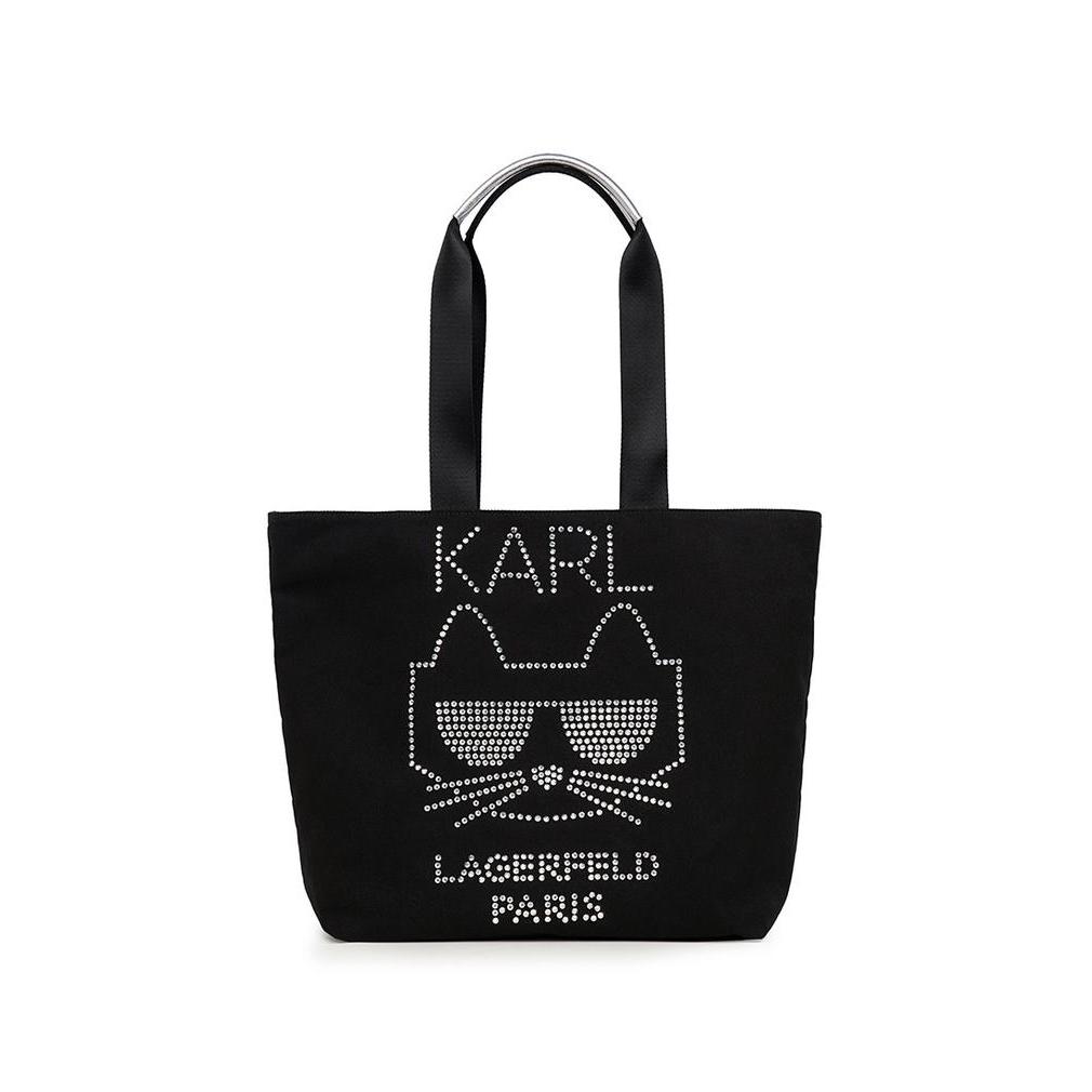 Karl Lagerfeld Kristen Canvas Tote Bag