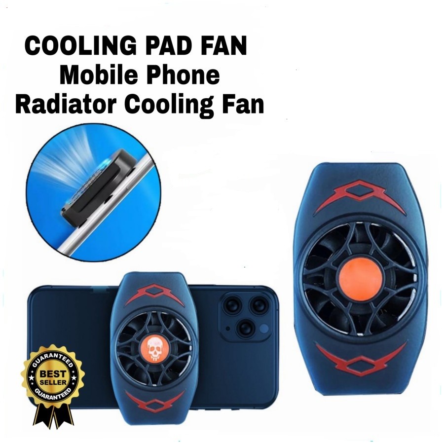 Flip - Cooling Pad Hp Gamepad / Gaming Smartphone Mobile Radiator X3 Cooler / Kipas Pendingin Fan Ho