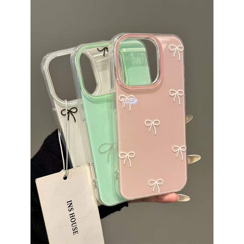 Ribbon Girl Aesthetic Pink Hijau Case Hp Infinix 9 8 Plus Smart 10 60 60I 50I 50 Pro 5G Hot 30I 30 I