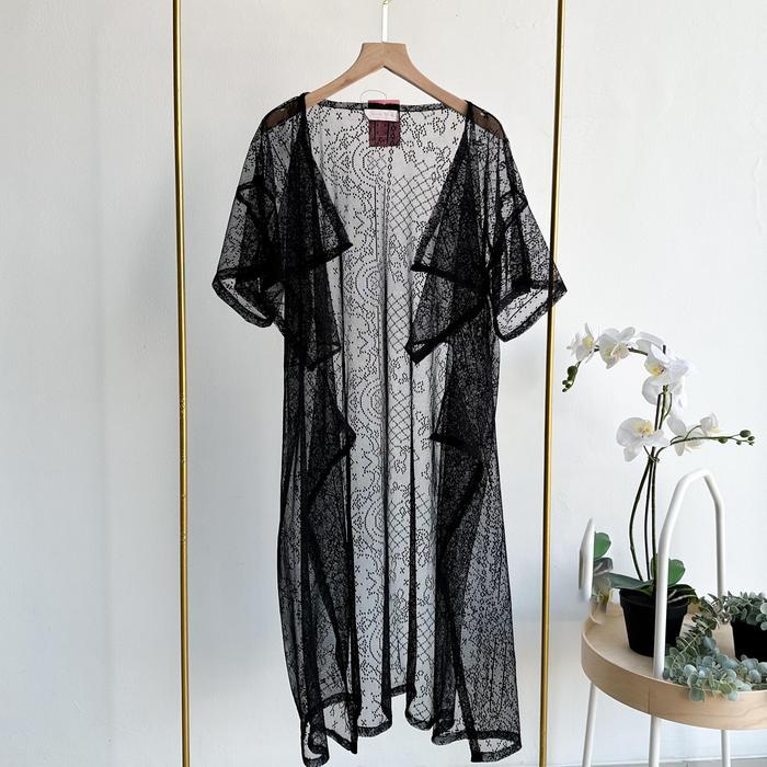 Emikoawa Outer Lace Brukat Brokat Wanita Kondangan Emikoawa Luaran Muslim Blazer Pesta