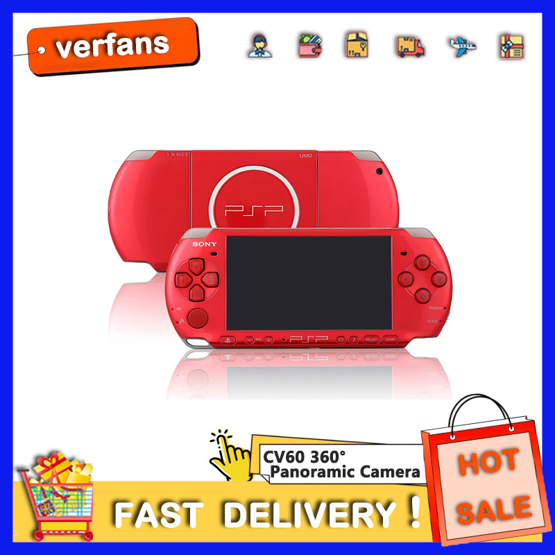 Original Refurbished PSP3000 Game Console, Classic Handheld Game Console, Memory Card, 32 GB, 64 GB,