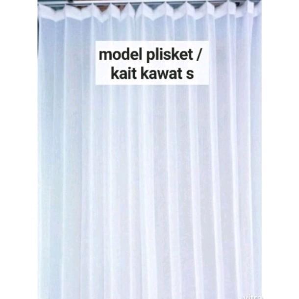 53lg- Gorden Daleman Fitrase Import/Daleman Gorden/Fitrase Plisket/Daleman Gorden