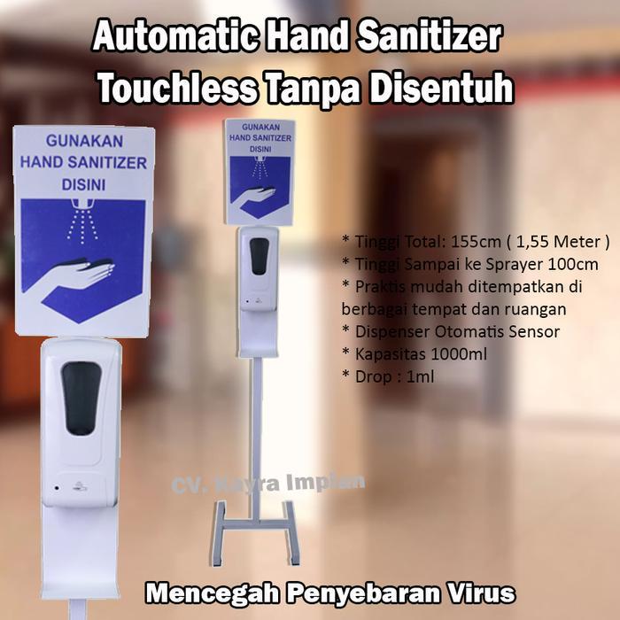 Hand Sanitizer Otomatis / Automatic Hand Sanitizer Touchless Siap Kirim
