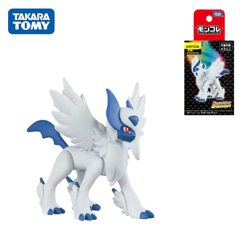 Originanl Tomy Takara Pokemon Action Figurine Toy Deoxys Snorlax Terapagos Scream Tail Figure