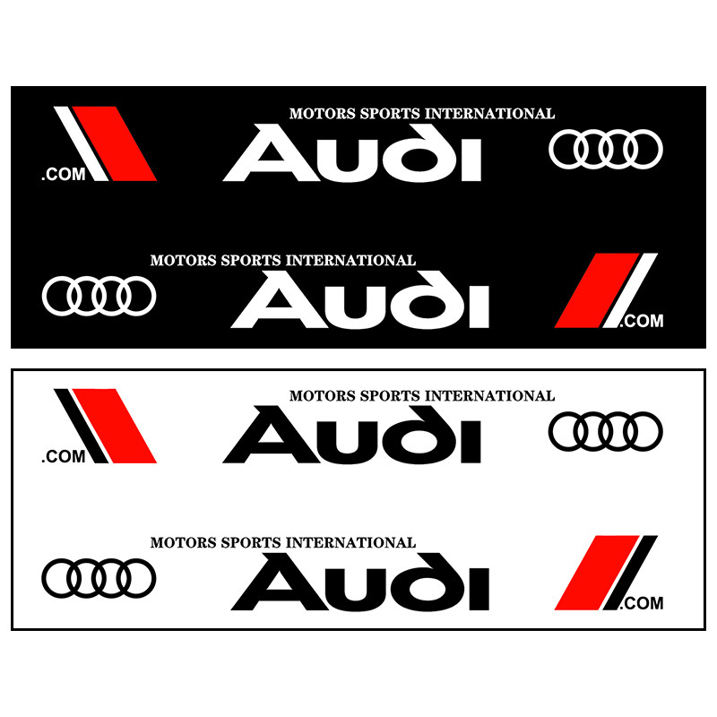 Audi Car Styling Door Side Sticker Waterproof PVC Body Window Decals Accessories For Audi A4 B6 B8