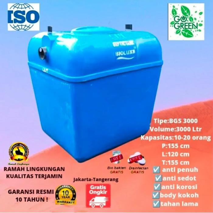 Septictank, Septictank Biotech, Bioluxs 3000 Liter