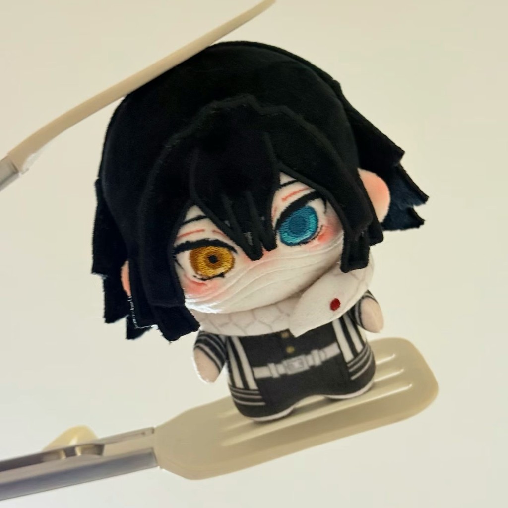 Kawaii Demon Slayer Plush Doll Anime Cartoon Kanroji Mitsuri Iguro Obanai 10CM Plushies Stuffed Doll