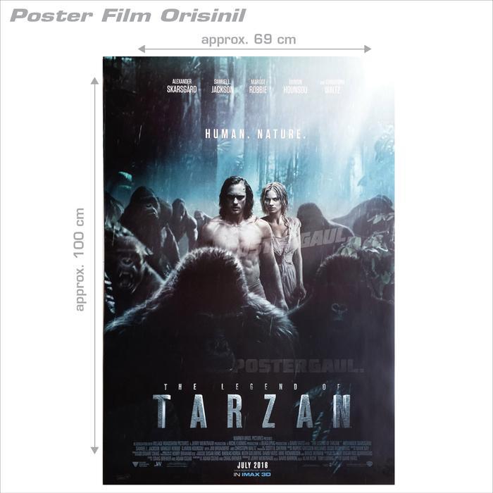 Ada Stok Poster THE LEGEND OF TARZAN - orig Indonesian one sheet 68x100 cm
