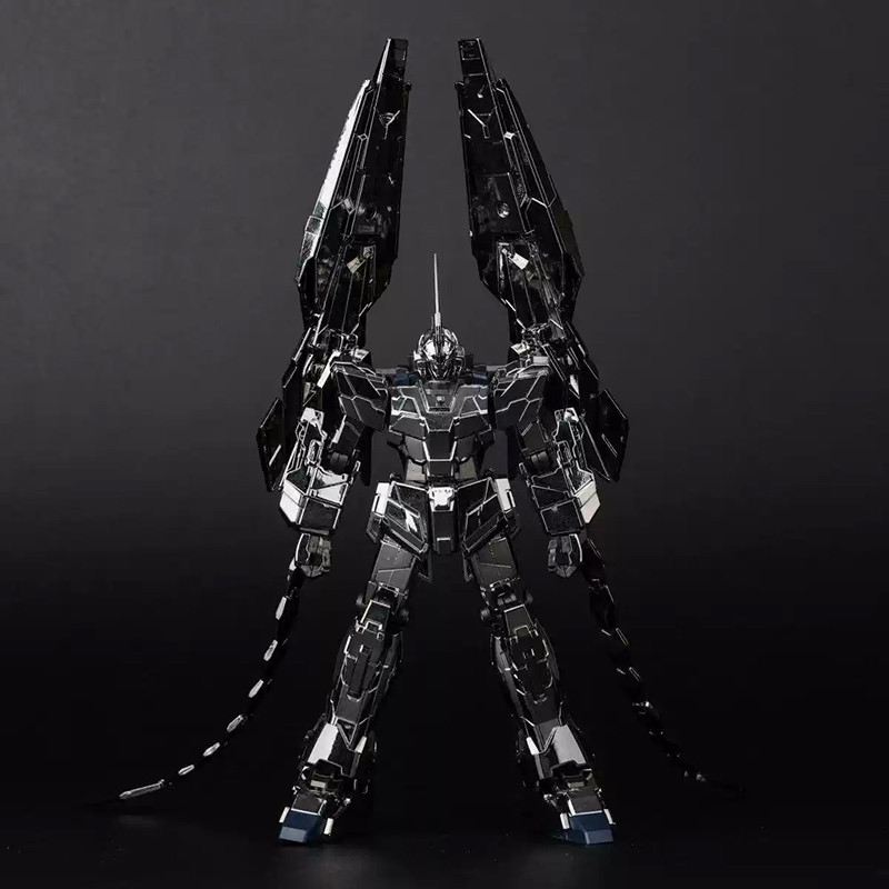 RX-0 Unicorn Gundam 03 Phenex Dark Titanium Plated 1/100 1/144 Scale Full Psycho Frame Action Figure