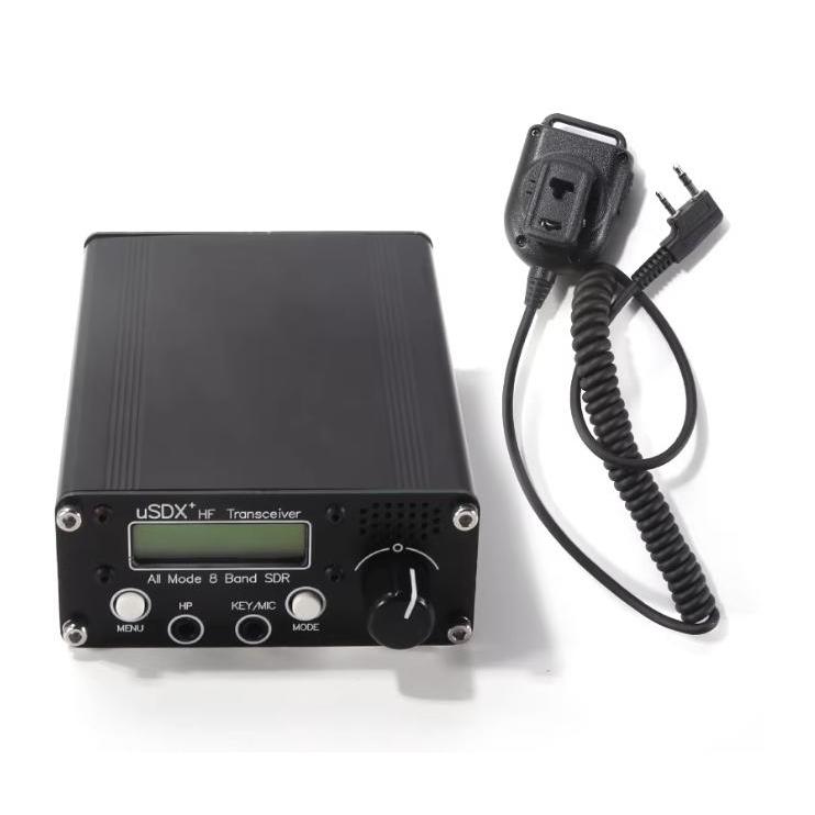 NEW HF HF Transceiver USDR USDX + Plus V2 8-band SDR Transceiver HF SSB QRPLCD