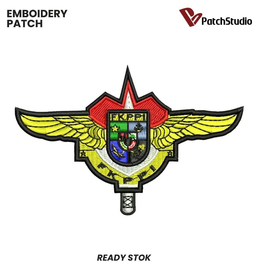 PATCH BORDIR LOGO FKPPI WING AKSESORIS EMBLEM EMBROIDERY | STUDIO-110