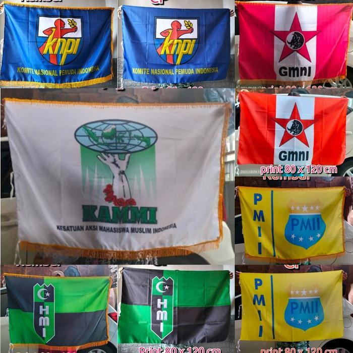 SIAPKIRIM Bendera Mahasiswa KAMMI GMNI PMII I KNPI Indonesia READY STOCK